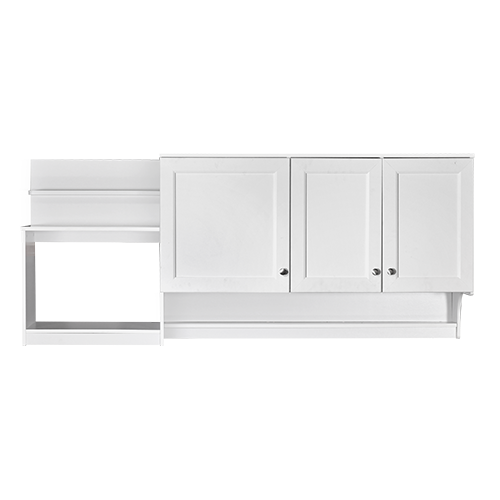 KITCHEN SET ATAS 3 PINTU LAVENDER 3D-M WHITE