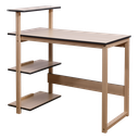 MEJA TULIS DENGAN RAK BUKU WINTER MAPLE