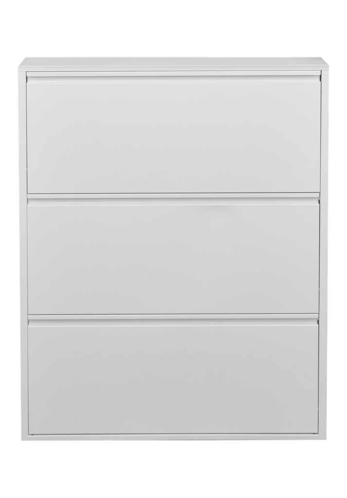STEEL SHOE CABINET SC3 WHITE