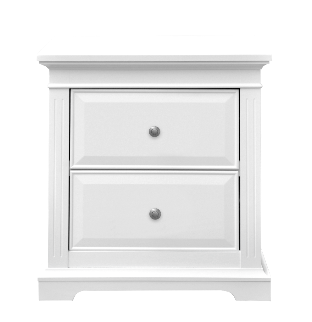 BRINKLEY BEDSIDE DRAWER WHITE