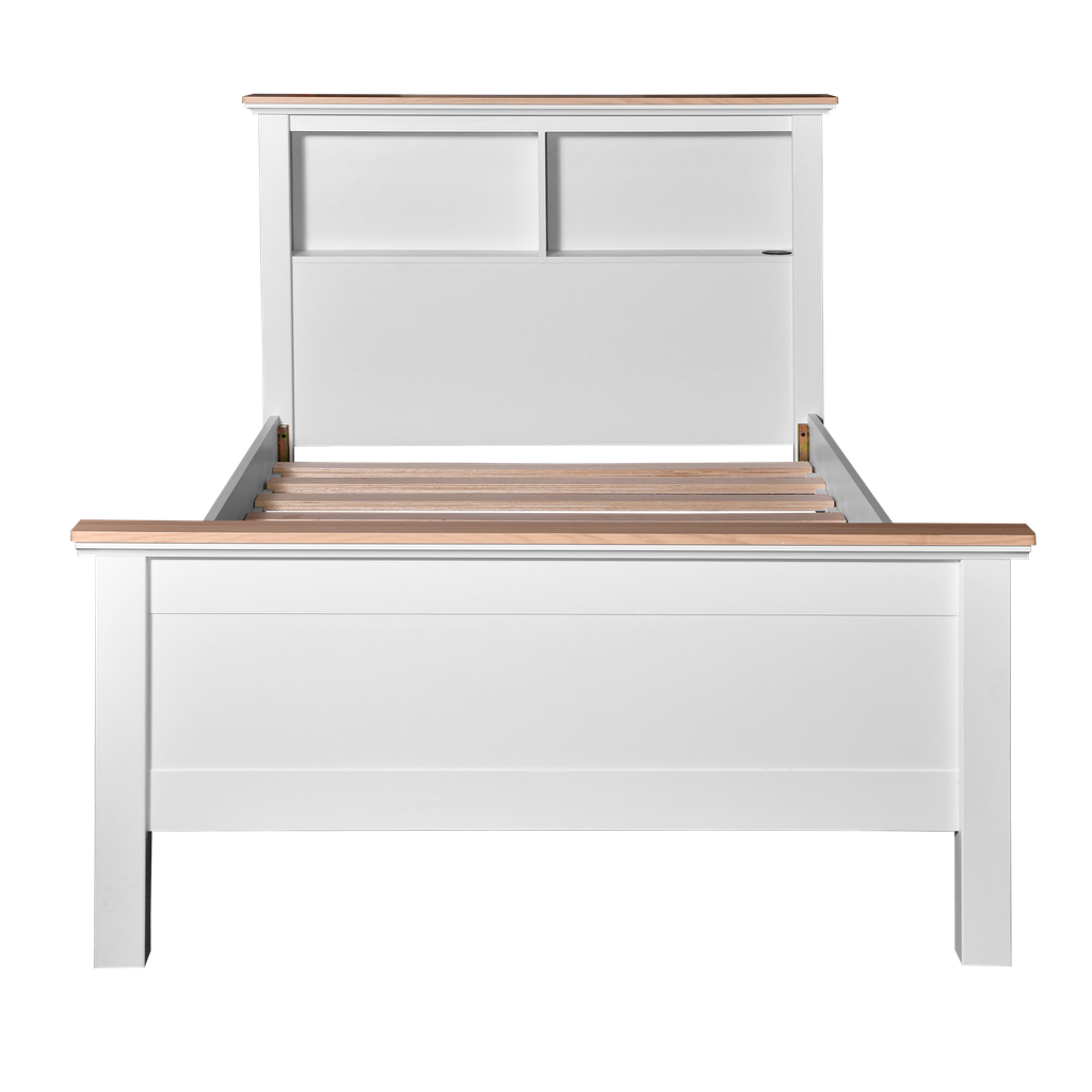 RANJANG TUNGGAL ALBA FEATURE UK 120 X 200 WHITE