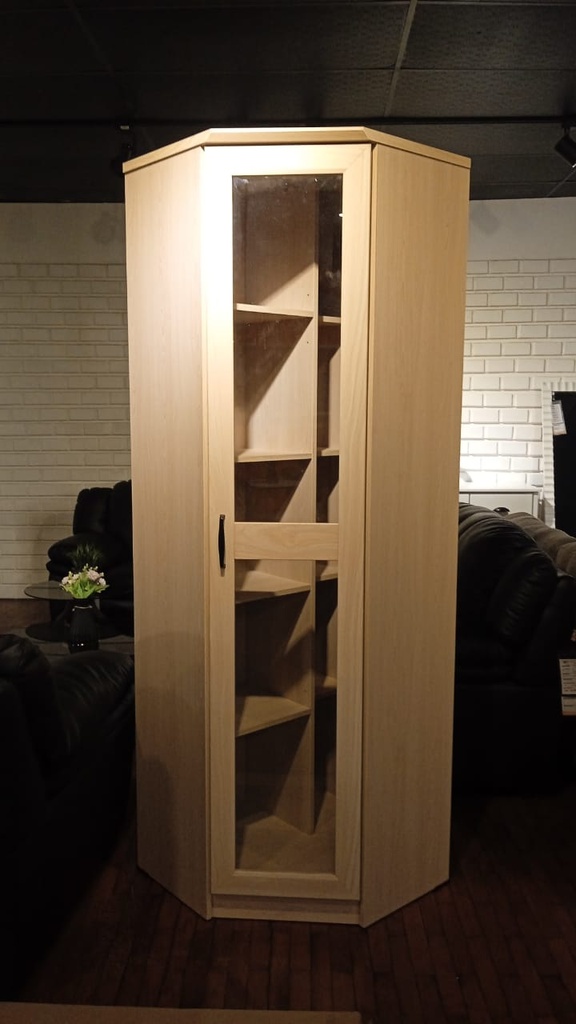 LEMARI HIAS SUDUT LUCENT NATURAL