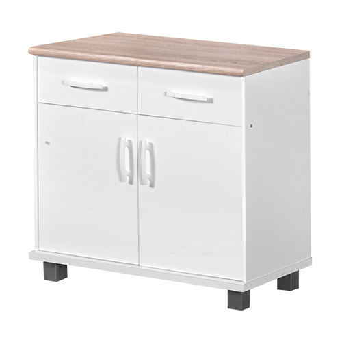 KITCHEN SET BAWAH 2 PINTU LUNA PUTIH