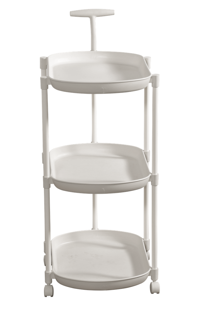 TROLLEY KJWSL9-3 PLASTIC WHITE