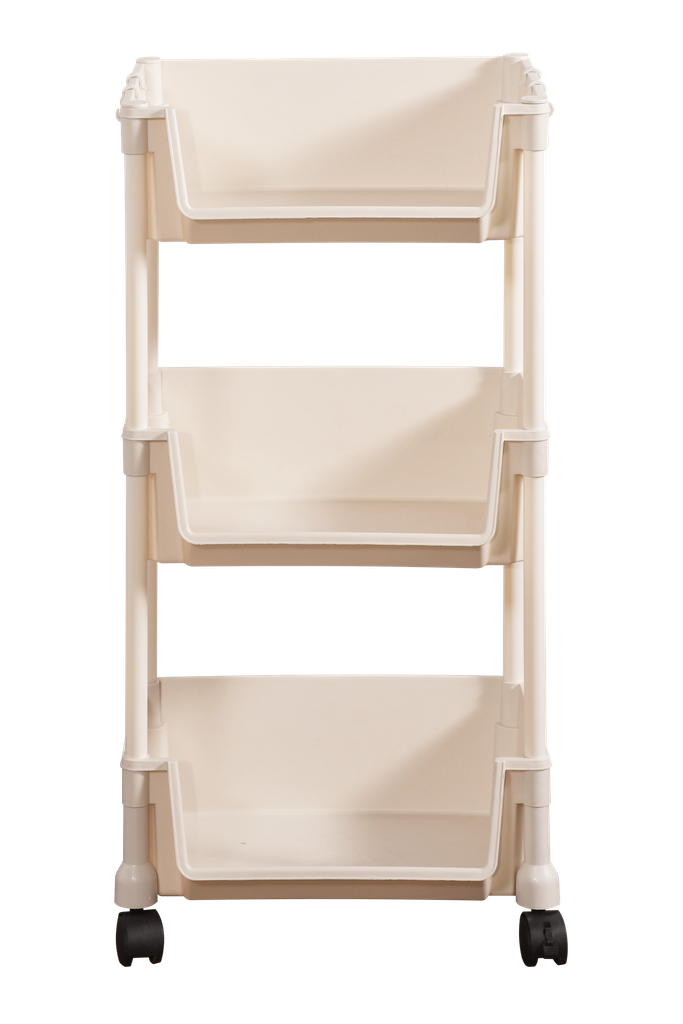 TROLLEY KJGR101-2C PLASTIC WHITE 