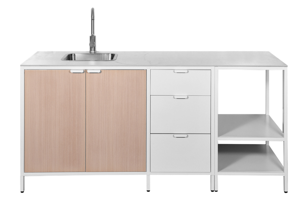KITCHEN SET BASE 004 WHITE