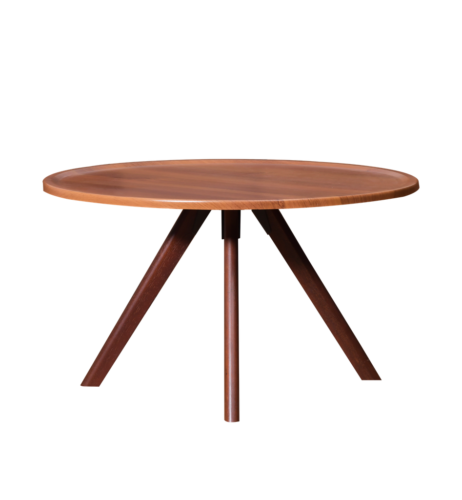 COFFEE TABLE ROUND 80 FRENCH WALNUT