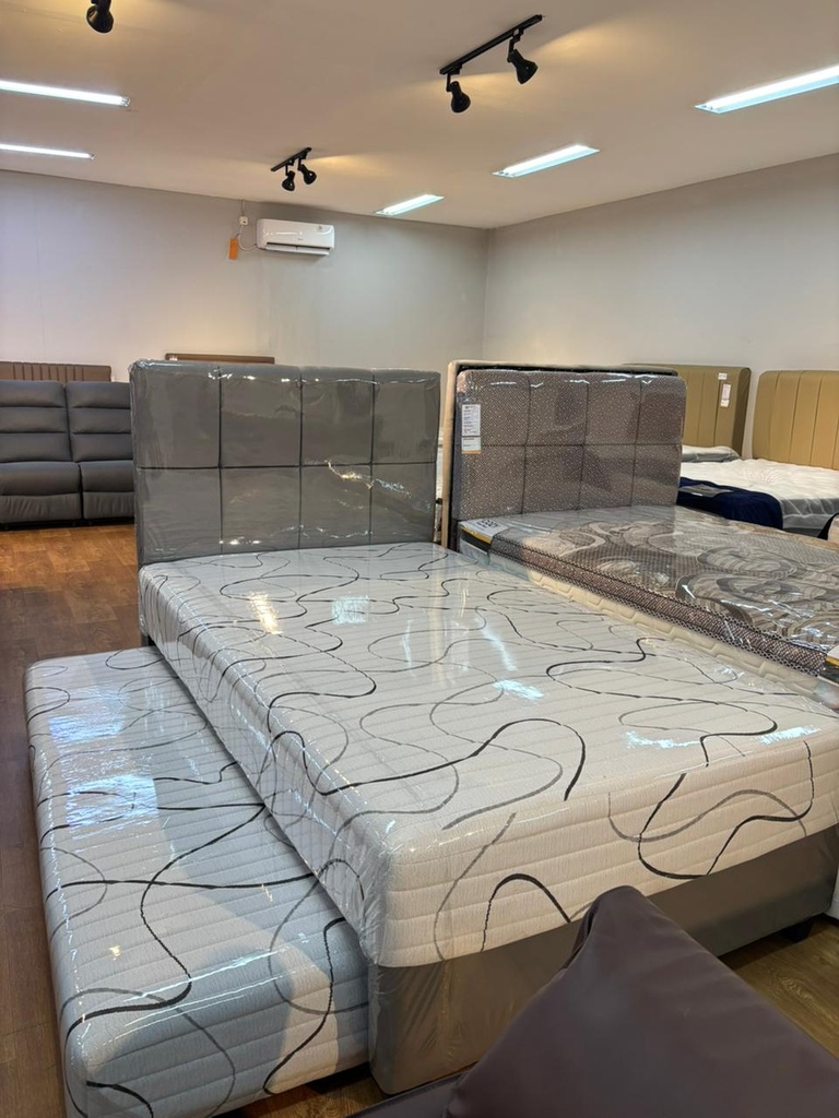 SPRINGBED 2 IN 1 SOCOZY PEDIC UK 120X200 GREY