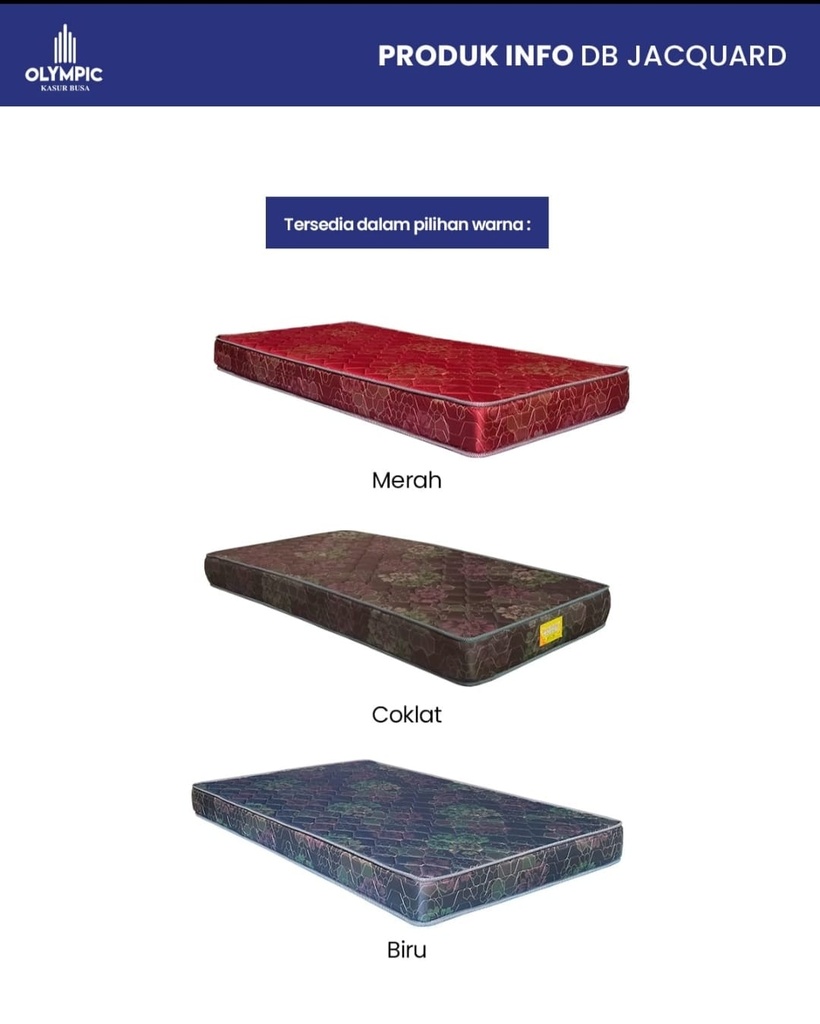 KASUR BUSA DREAMBED JACQUARD STANDART UK. 160 [BLUE]