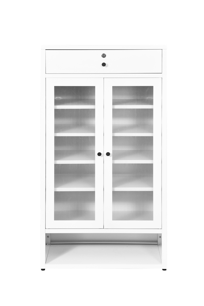 STEEL SHOE CABINET SC05 WHITE
