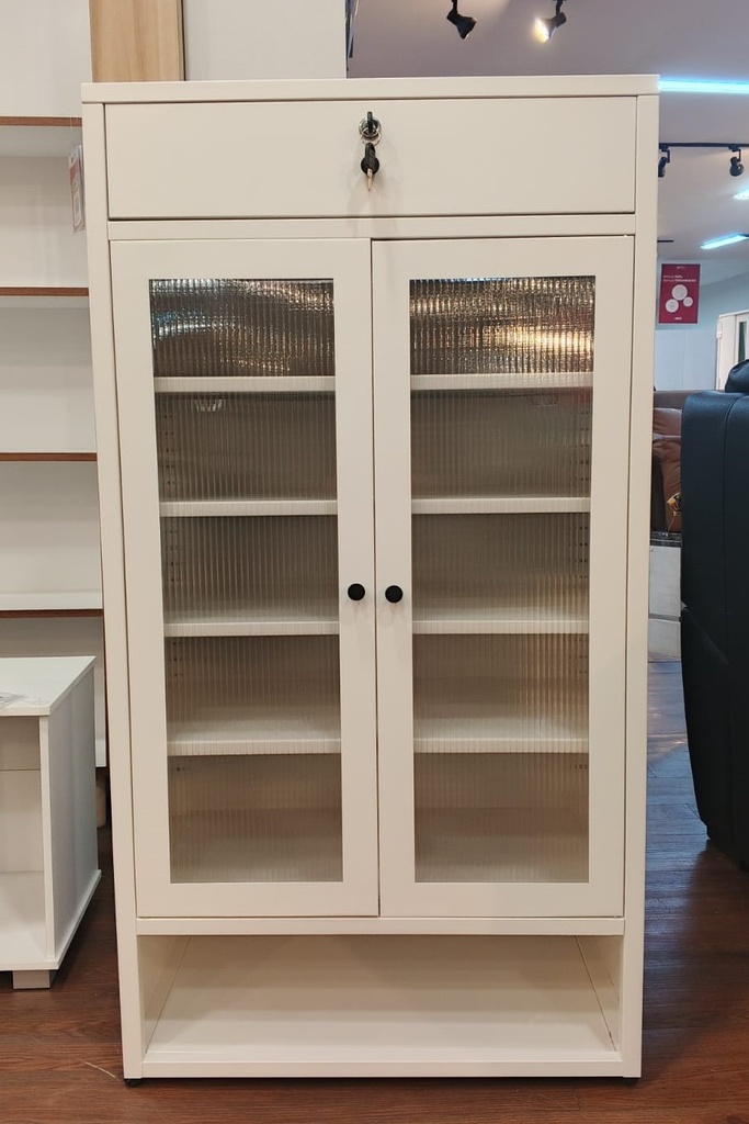 STEEL SHOE CABINET SC05 WHITE