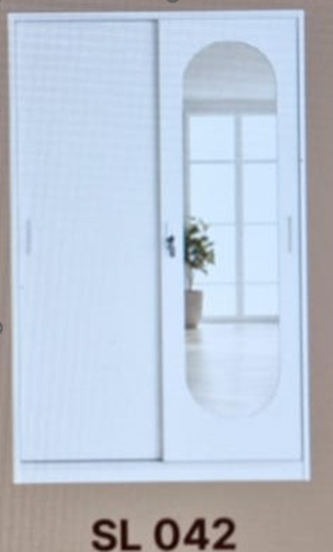 SLIDING WARDROBE 2 DOOR SL042BFM WHITE