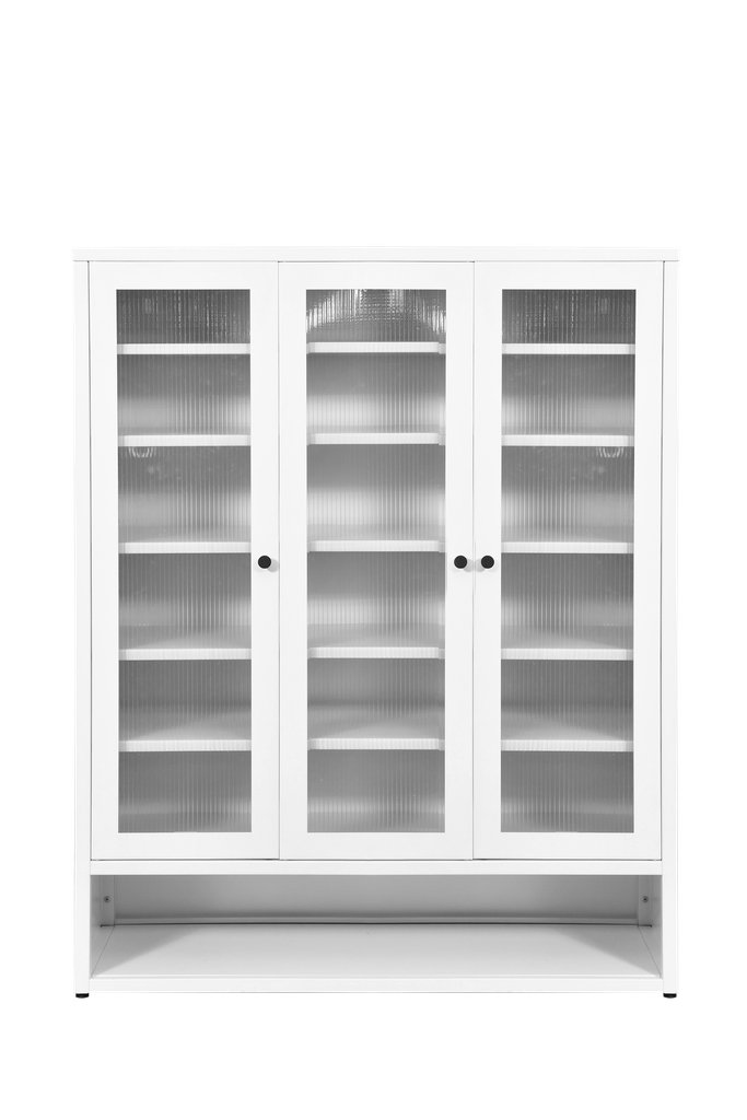 STEEL SHOE CABINET SC08 WHITE