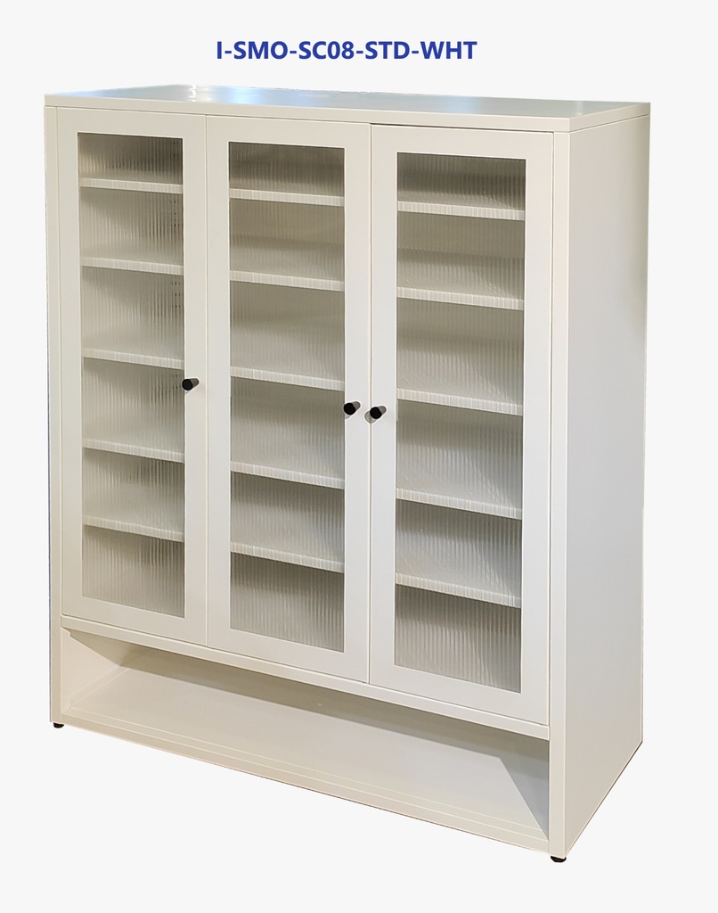 STEEL SHOE CABINET SC08 WHITE