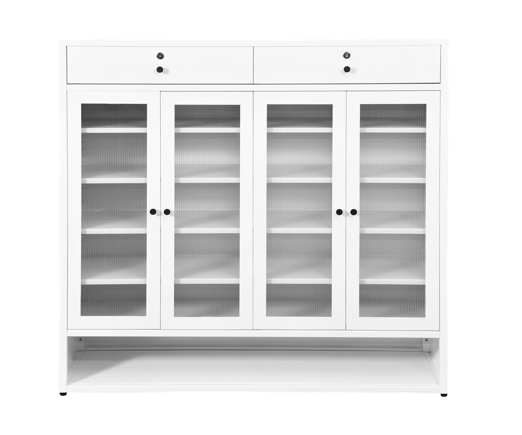 STEEL SHOE CABINET SC10 WHITE