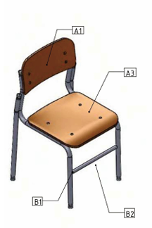 KURSI KSD 433x395x700