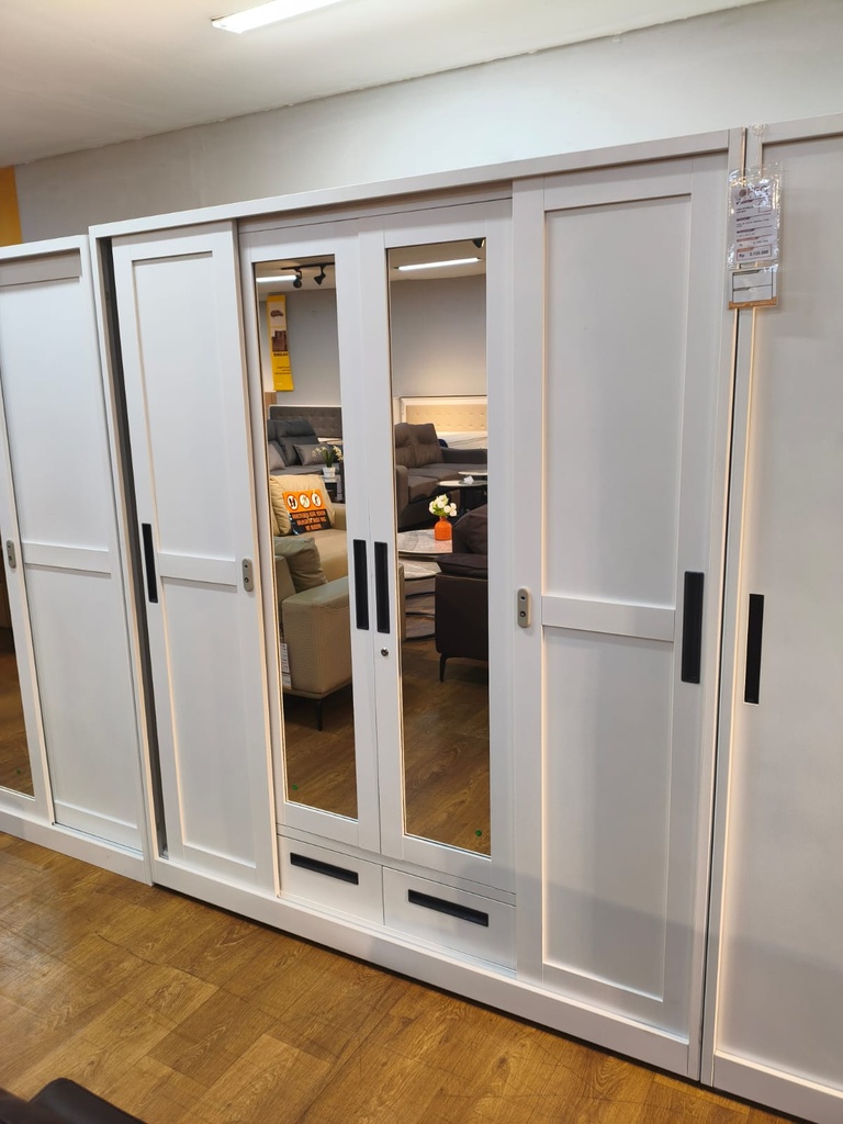 SLIDING WARDROBE A1600 4 DOOR WHITE