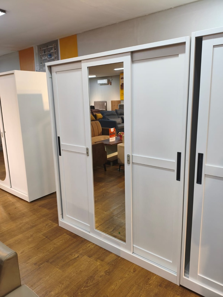 SLIDING WARDROBE A1500 3 DOOR WHITE
