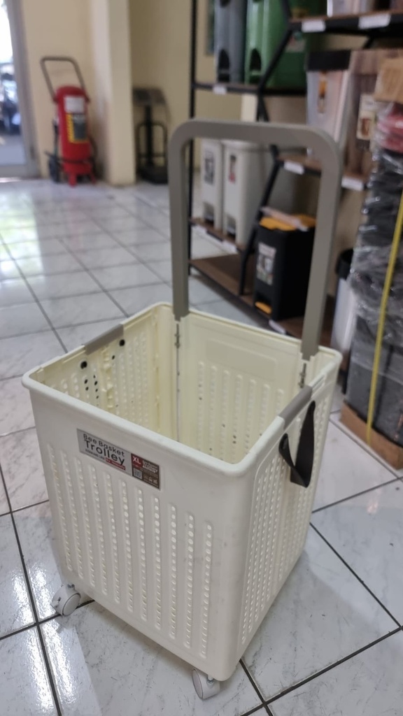 BEE BASKET TROLLEY JUMBO XL WHITE