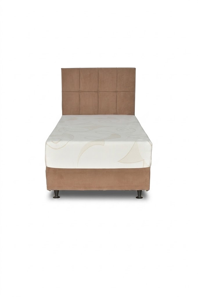 SPRINGBED 2 IN 1 NEW AVERY UK 100X200 BROWN