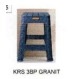 KURSI PLASTIK KRS 3BP GRANIT BLUE