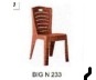 KURSI PLASTIK BIG N 233 BROWN TEAK 
