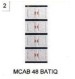 RAK PLASTIK 4 SUSUN MCAB 48 BATIQ WHITE