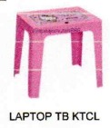 MEJA LAPTOP PLASTIK ANAK TB KTCL PINK