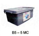 BOX PLASTIK B5-5MC  GREY