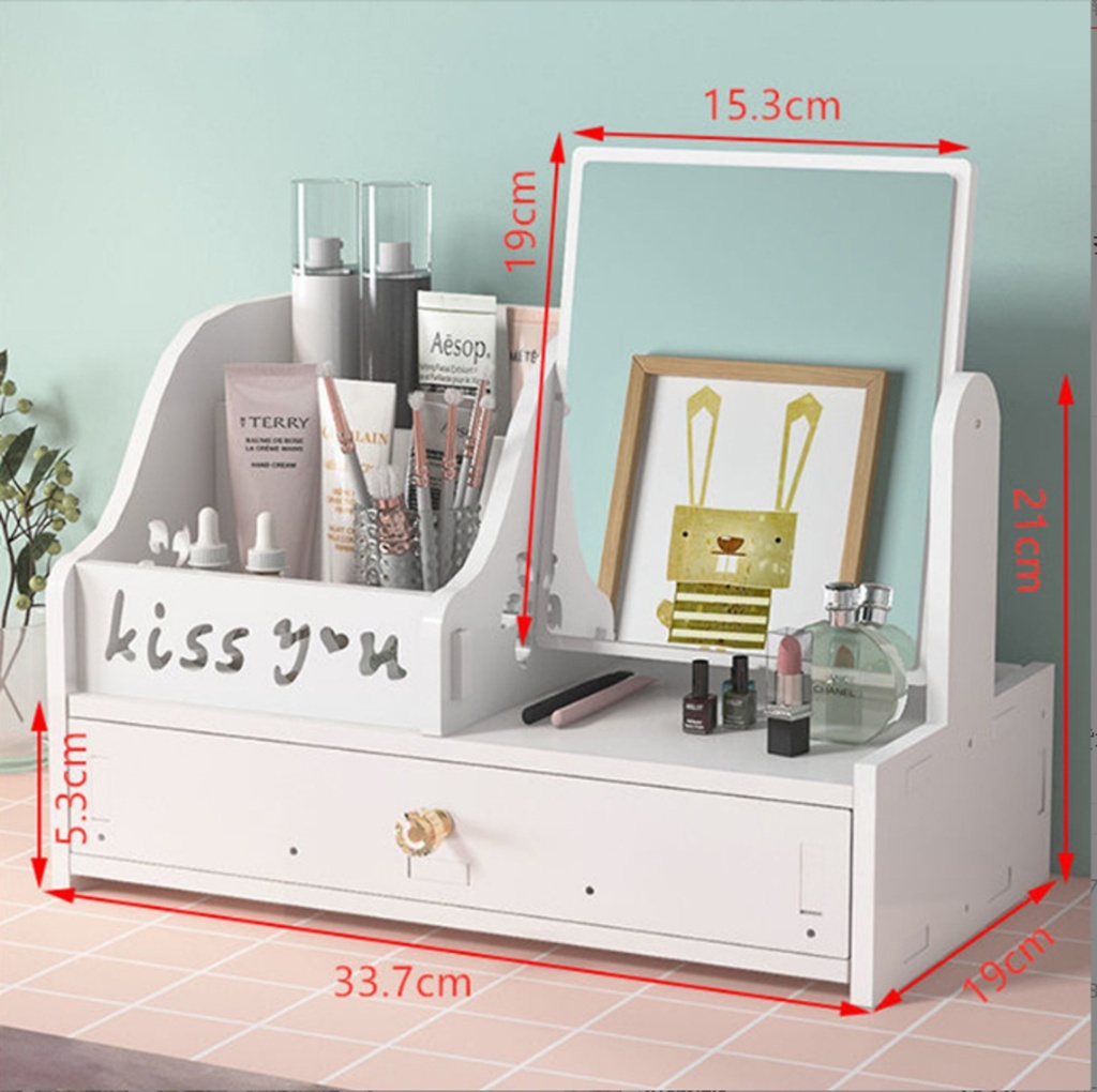 PLASTIC DRAWER KJG6237 WHITE