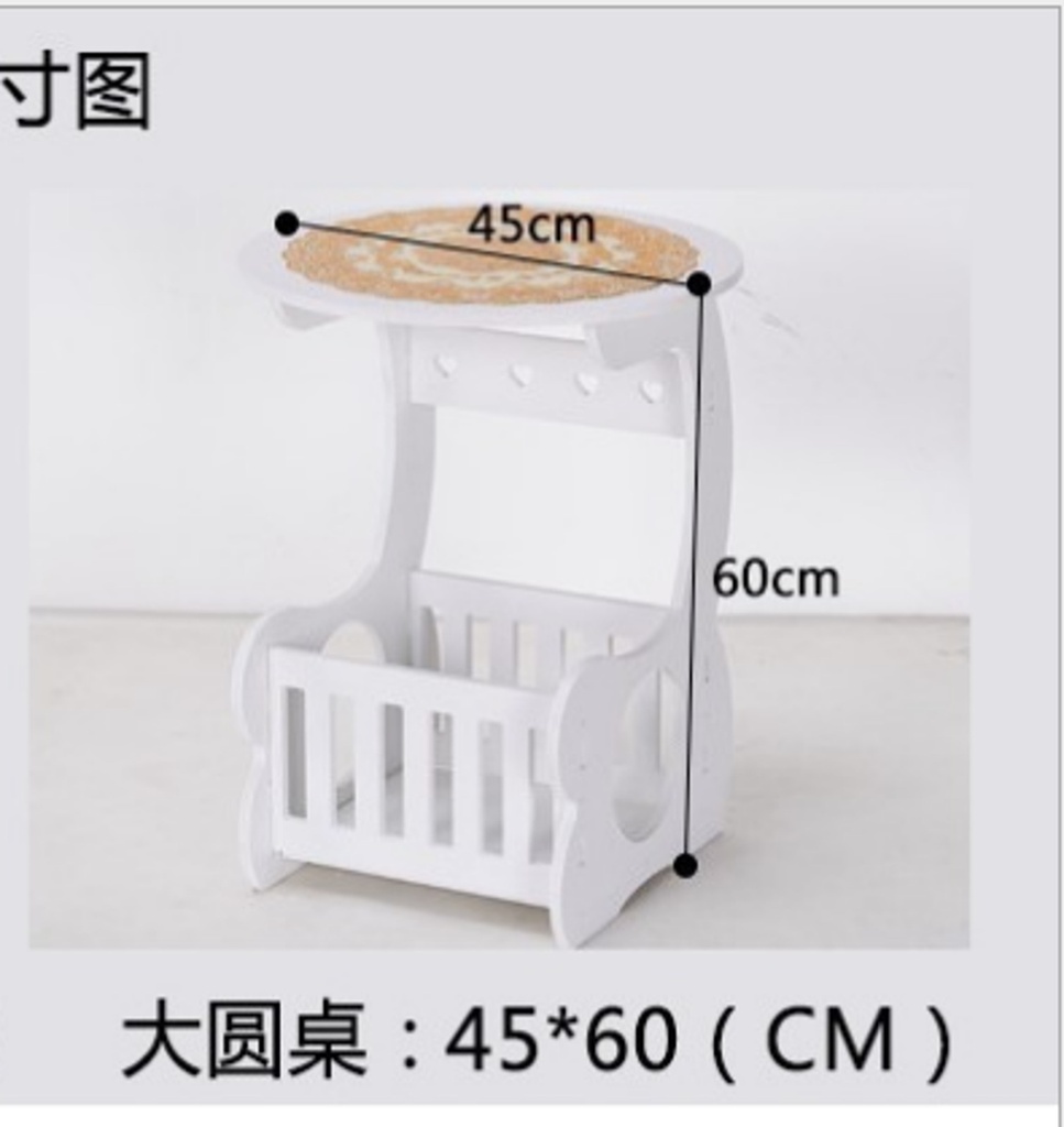 PLASTIC STORAGE RACK KJG6240 WHITE