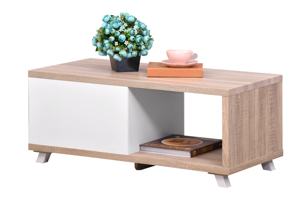COOFEE TABLE 26127 SONOMA OAK WHITE