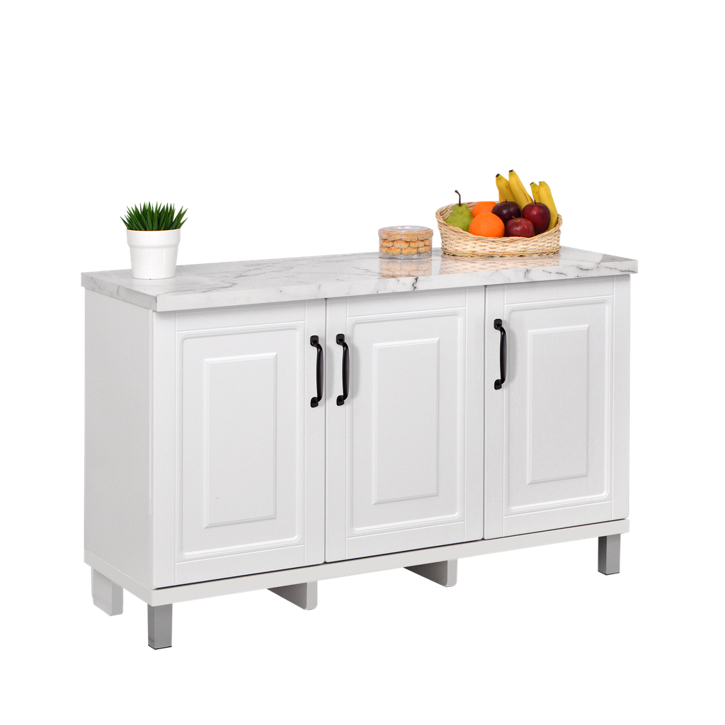 KITCHEN SET BAWAH 3 PINTU 0108 B WHITE