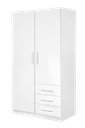 WARDROBE LILY TWO DOORS WHITE