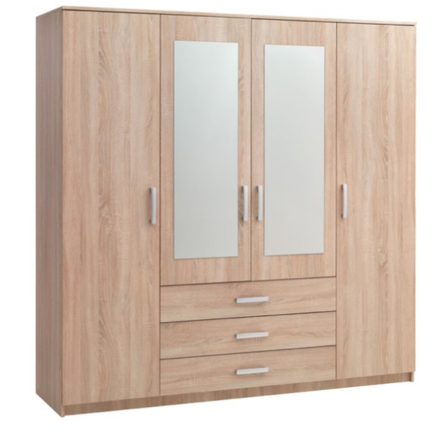 WARDROBE KULLEN FOUR DOORS