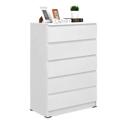 [CSD2613110] LILY 5 DRAWERS SNOOZE WHITE