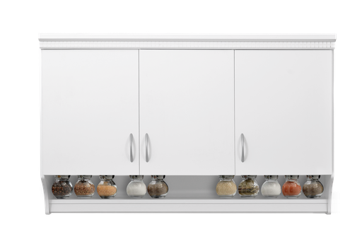 [KSA-5610-C-WHT] KITCHEN SET ATAS 3 PINTU 5610 WHITE