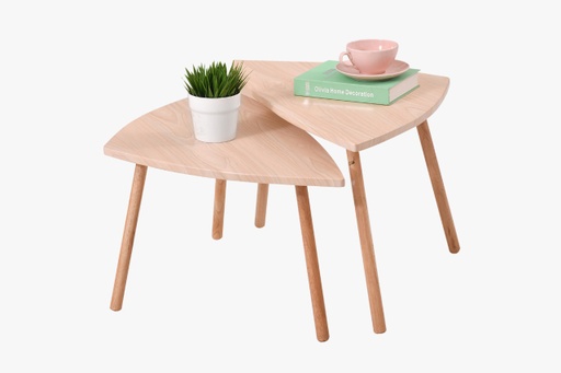 COFFEE TABLE TRIANGLE SET NATURAL