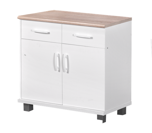 [ATP-KSB-LUNA-2P-WHT] KITCHEN SET BAWAH 2 PINTU LUNA PUTIH