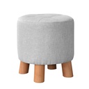 PUFF MONICA ROUND FABRIC