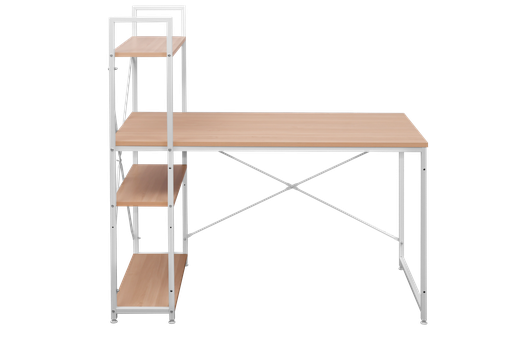 [I-OFC-HJ01-STD-WHT] OFFICE TABLE HJ 01 WHITE