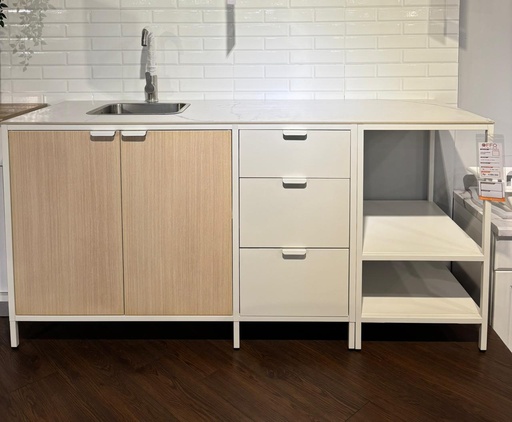 [I-DIN-KSC04BASE-STD-WHT] KITCHEN SET BASE 004 WHITE