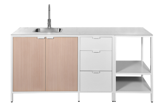 [I-DIN-KSC04BASE-STD-WHT] KITCHEN SET BASE 004 WHITE