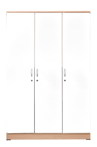 [L-BED-LPB261113-3DR-FBR] NEW LEMARI PAKAIAN 3 PINTU 261113 FABRIC