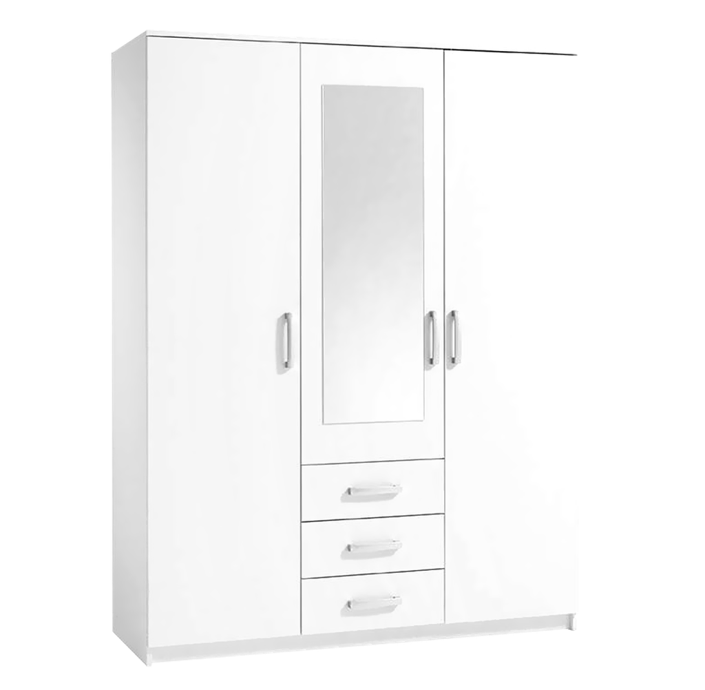 WARDROBE VINDERUP THREE DOORS WHITE